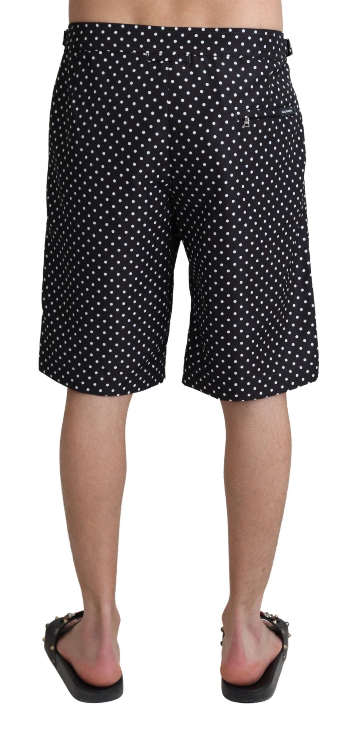 Boxer de bain Dolce & Gabbana à pois élégants