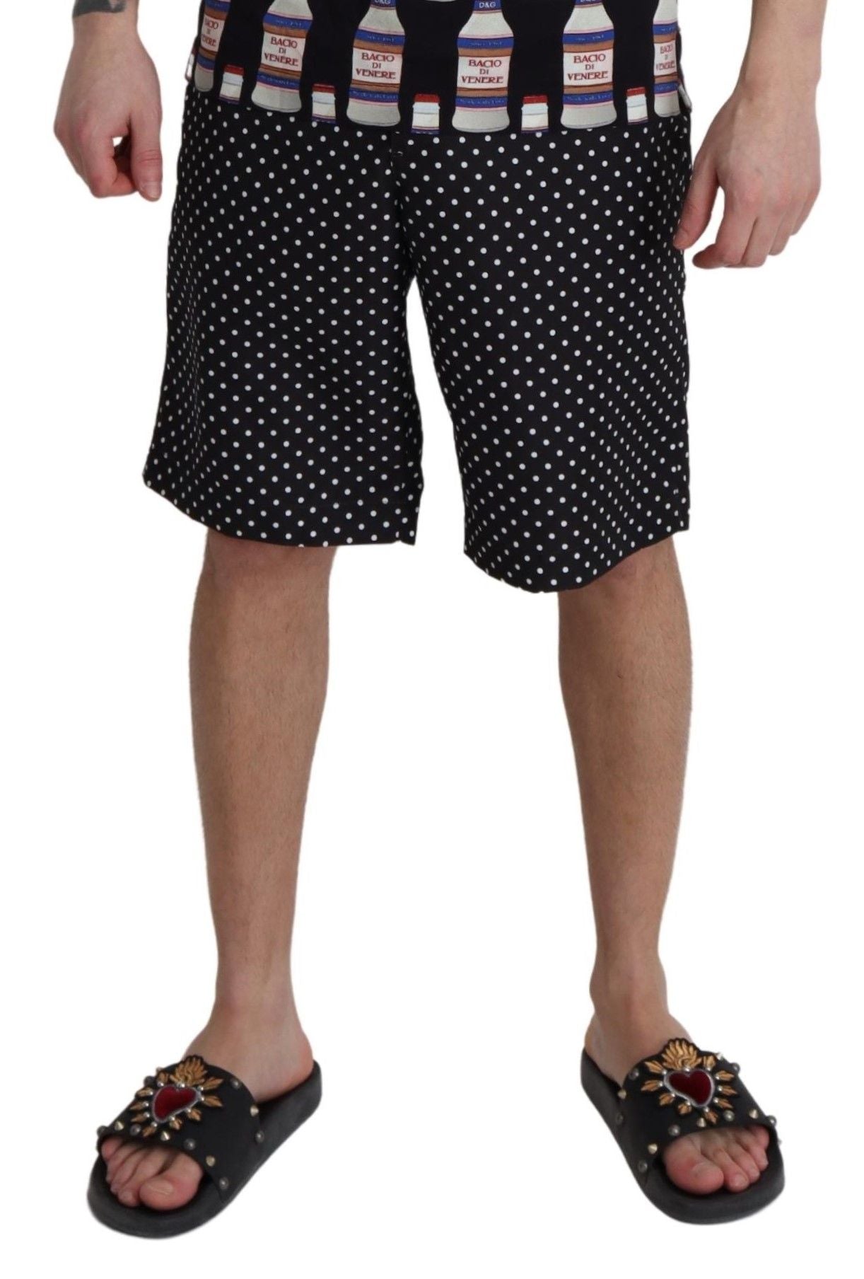 Boxer de bain Dolce & Gabbana à pois élégants