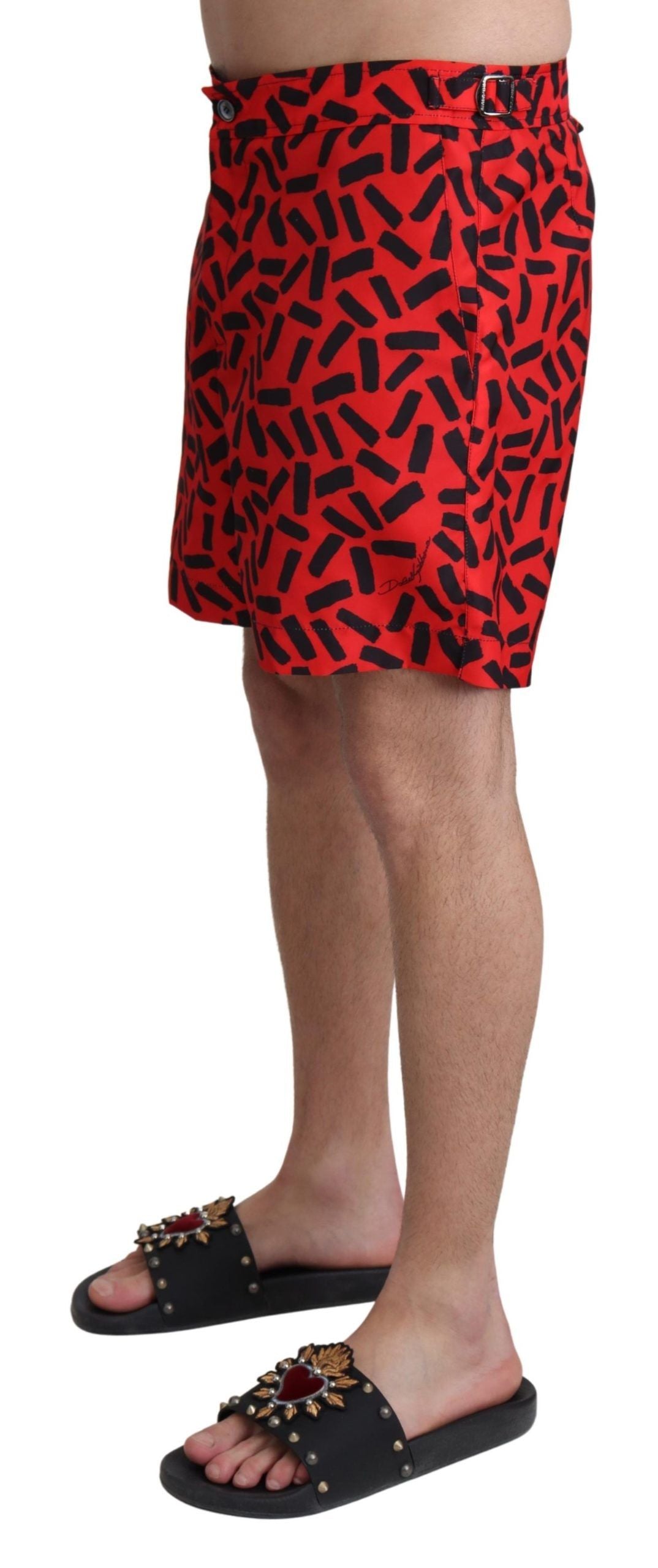 Boxer de bain rouge chic Dolce & Gabbana
