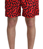 Boxer de bain rouge chic Dolce & Gabbana