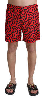 Boxer de bain rouge chic Dolce & Gabbana
