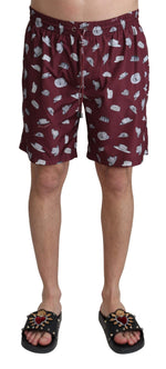 Dolce & Gabbana - Élégant short de plage marron