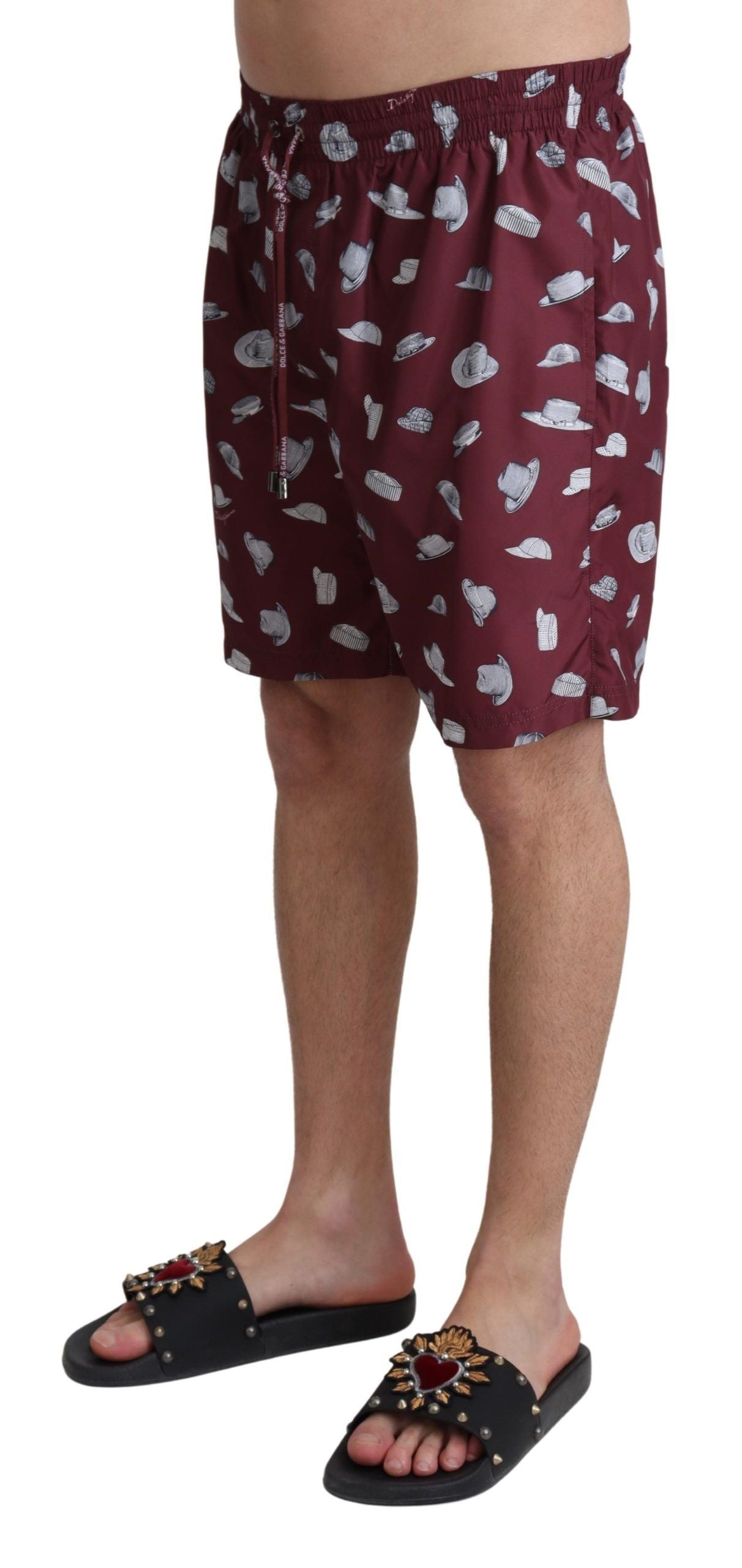 Dolce & Gabbana - Élégant short de plage marron