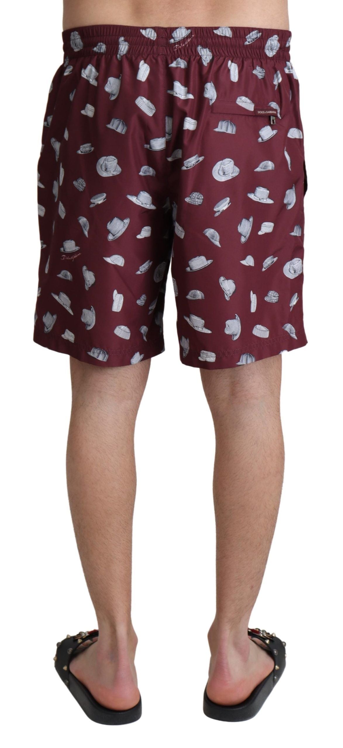Dolce & Gabbana - Élégant short de plage marron