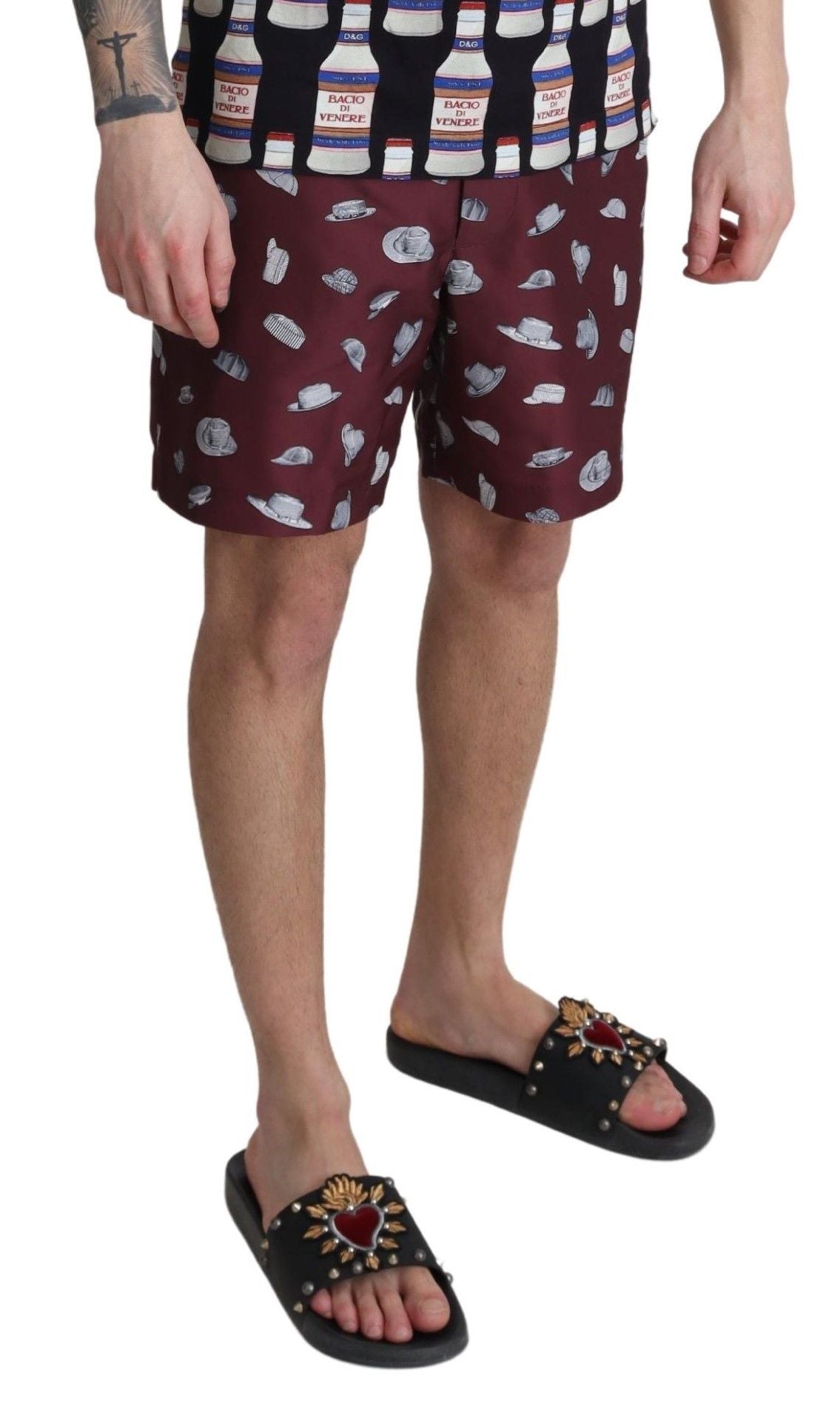 Maillot de bain élégant marron Dolce & Gabbana