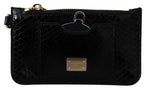 Portefeuille élégant en cuir à motif python Dolce &amp; Gabbana