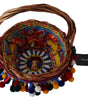 Dolce & Gabbana Multicolor Cotton Embellished Agnese Basket Tote Bag