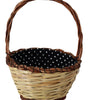 Dolce & Gabbana Beige Wood Wicker Rattan Basket Tote Bag