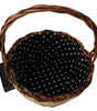 Dolce & Gabbana Beige Wood Wicker Rattan Basket Tote Bag