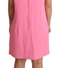 Dolce & Gabbana Pink Shift Sleeveless Knee Length Dress
