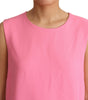 Dolce & Gabbana Pink Shift Sleeveless Knee Length Dress