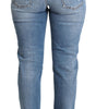 Dolce &amp; Gabbana Chic High-Waisted Tattered Skinny Jeans