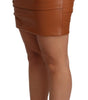 Dolce & Gabbana High Waist Chic Leather Skirt