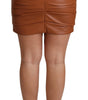 Dolce & Gabbana High Waist Chic Leather Skirt