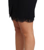 Dolce &amp; Gabbana Elegant High-Waist Lace Mini Skirt