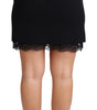 Dolce &amp; Gabbana Elegant High-Waist Lace Mini Skirt