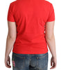 Moschino Chic Red Cotton Tee with Playful Print