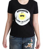 Chic Moschino Cotton Tee with Milano Print