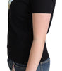 Moschino Chic Black Cotton Round Neck Tee