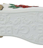 Dolce & Gabbana White Roses Sequined Crystal Womens Sneakers Shoes