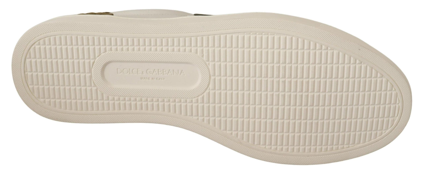 Baskets chics en cuir blanc Dolce &amp; Gabbana pour homme