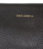 Dolce & Gabbana Élégant sac bandoulière en cuir noir