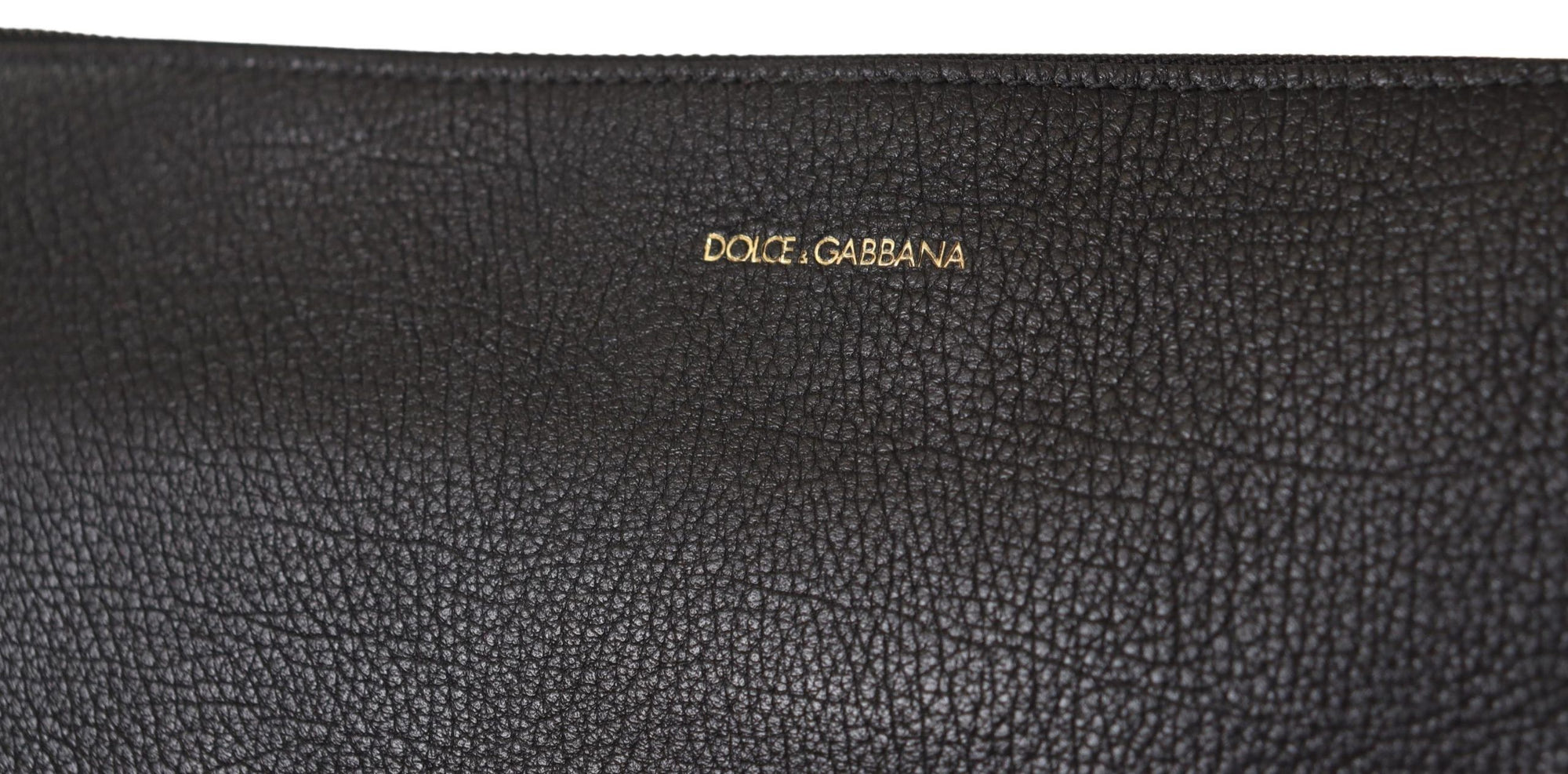 Dolce & Gabbana Élégant sac bandoulière en cuir noir