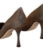 Dolce & Gabbana Elegant Silver Heels Pumps Classic