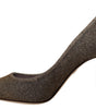 Dolce & Gabbana Elegant Silver Heels Pumps Classic
