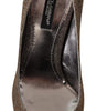 Dolce & Gabbana Elegant Silver Heels Pumps Classic