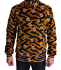 Dolce & Gabbana Multicolor Velvet DG Logo Mens Sweater Jacket