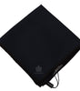 Dolce & Gabbana Black Square Handkerchief 100% Silk Scarf