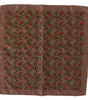 Dolce & Gabbana Brown Carrots Print Silk Handkerchief