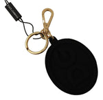 Porte-clés élégant noir et or Dolce &amp; Gabbana