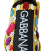 Baskets Sorrento jaunes à ornements Dolce &amp; Gabbana