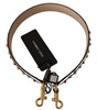 Dolce & Gabbana Elegant Beige Leather Shoulder Bag Strap
