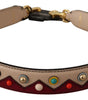 Dolce & Gabbana Elegant Beige Leather Shoulder Bag Strap