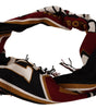 Dolce & Gabbana Multicolor Wool Knit DG King Shawl Wrap Scarf