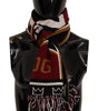Dolce & Gabbana Multicolor Wool Knit DG King Shawl Wrap Scarf