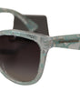 Dolce &amp; Gabbana Sicilian Lace Crystal Acetate Sunglasses