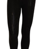 Dolce &amp; Gabbana Elegant Black Wool Stretch Tights