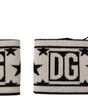 Dolce & Gabbana Elegant Monochrome Wool Wristband Set