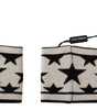 Dolce & Gabbana Elegant Monochrome Wool Wristband Set