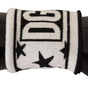 Dolce & Gabbana Elegant Monochrome Wool Wristband Set