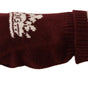 Dolce & Gabbana Red White D&G Logo Crown Cashmere Gloves