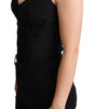 Dolce & Gabbana Black Floral Lace Bodysuit Hot Pants Dress