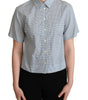 Polo élégant en coton à pois Dolce & Gabbana