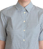 Polo élégant en coton à pois Dolce & Gabbana