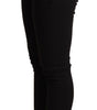 Dolce &amp; Gabbana Elegant Slim Black Skinny Jeans