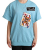 Dolce & Gabbana BLue Queen Of Hearts Card Sweater T-shirt